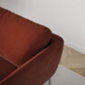 Madison Lux - 3-sits soffa - Röd