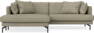Harper - 4-sits med schäslong XL vänster - Beige