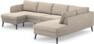 County - 3-sits soffa med schäslong vänster och divan höger - Beige