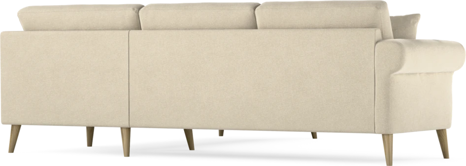 Eden - Hörnsoffa, 2,5+2,5-sits - Beige