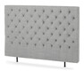 Avon XL pikerad - Sänggavel, B 160-210 cm - Grå
