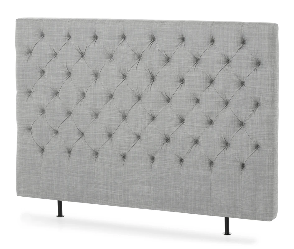 Avon XL pikerad - Sänggavel, B 160-210 cm - Grå