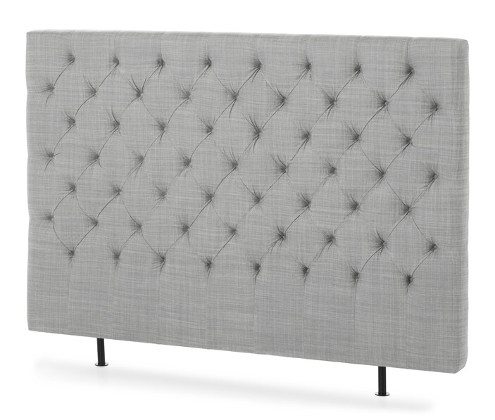 Avon XL pikerad - Sänggavel, B 160-210 cm - Grå