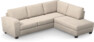 Friday - 2,5-sits soffa med divan höger - Beige