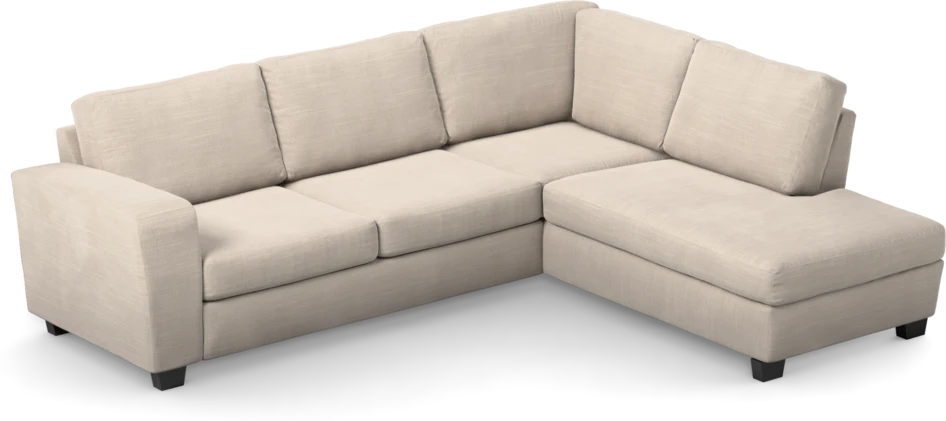 Friday - 2,5-sits soffa med divan höger - Beige