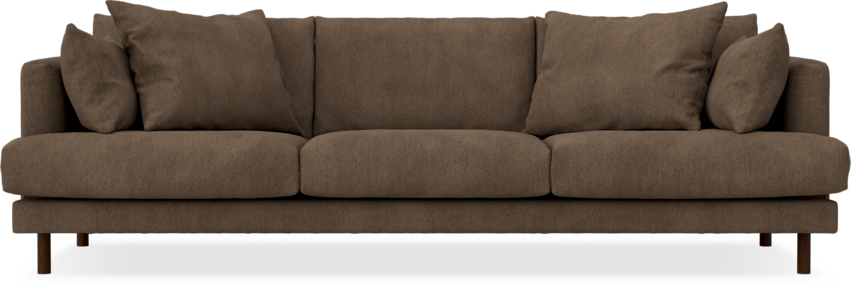 Harper - 4-sits soffa - Brun