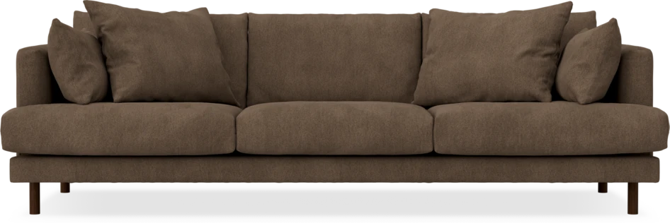 Harper - 4-sits soffa - Brun