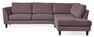 Saturday - 2,5-sits soffa med divan höger - Rosa