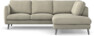 Madison - 2-sits soffa med divan höger - Beige