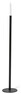 Pipe - Golvljusstake, H 100 cm - Svart