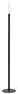 Pipe - Golvljusstake, H 120 Ø 20,5 cm - Svart