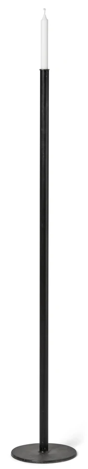 Pipe - Golvljusstake, H 120 Ø 20,5 cm - Svart
