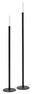 Pipe - Golvljusstake, H 120 Ø 20,5 cm - Svart