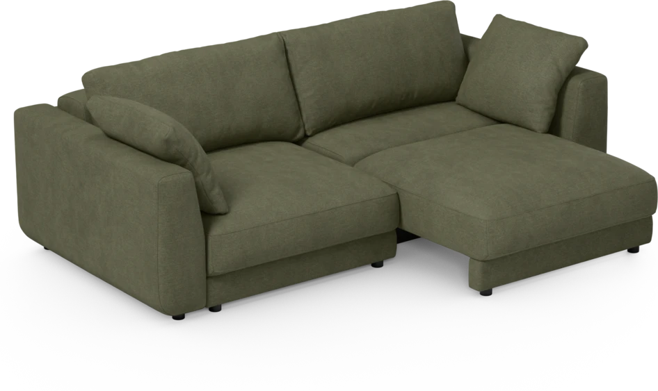 Amie - Bäddsoffa 3-sits - Grön