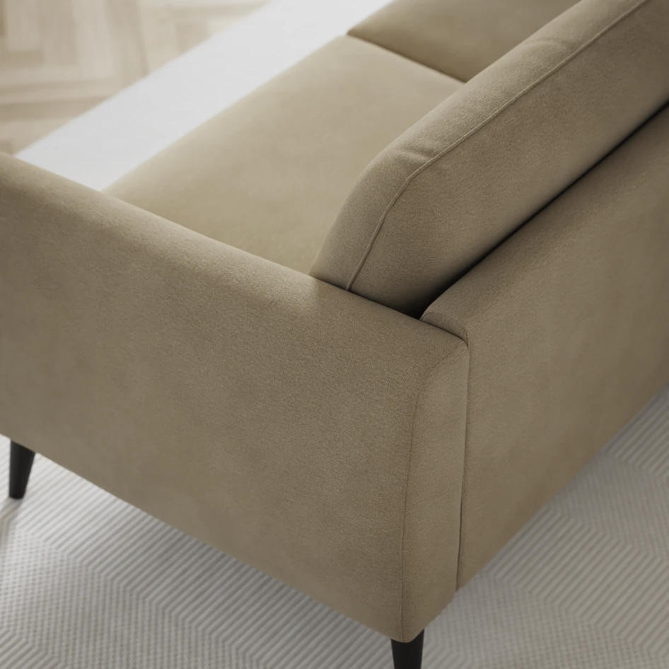 Bridge - 3-sits soffa med schäslong vänster och divan höger - Beige