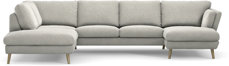 Madison Lux - 2-sits soffa med divan vänster och schäslong höger - Grå