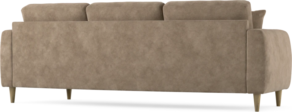 Eden - 3-sits soffa svängd - Beige
