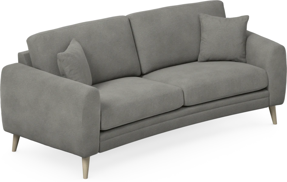 Eden - 2,5-sits soffa svängd - Grå