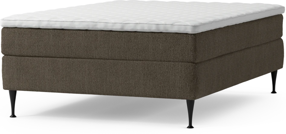 Delux Sense - Kontinentalsäng, enkelsäng 140 cm med bäddmadrass och sängben