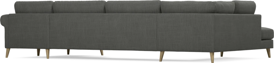 Bridge - 3-sits soffa med divan vänster och schäslong höger - Grå