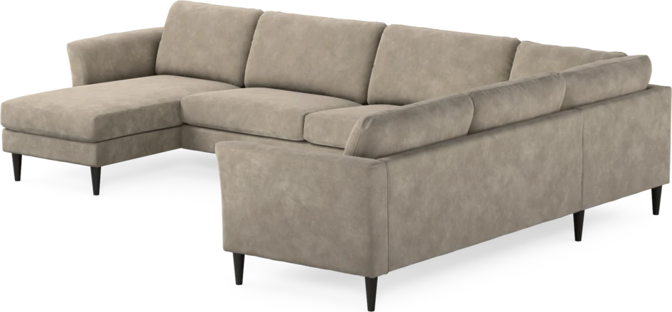Bridge - Hörnsoffa, 3+2-sits med schäslong vänster - Beige