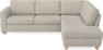 Friday - 2,5-sits soffa med divan höger - Beige