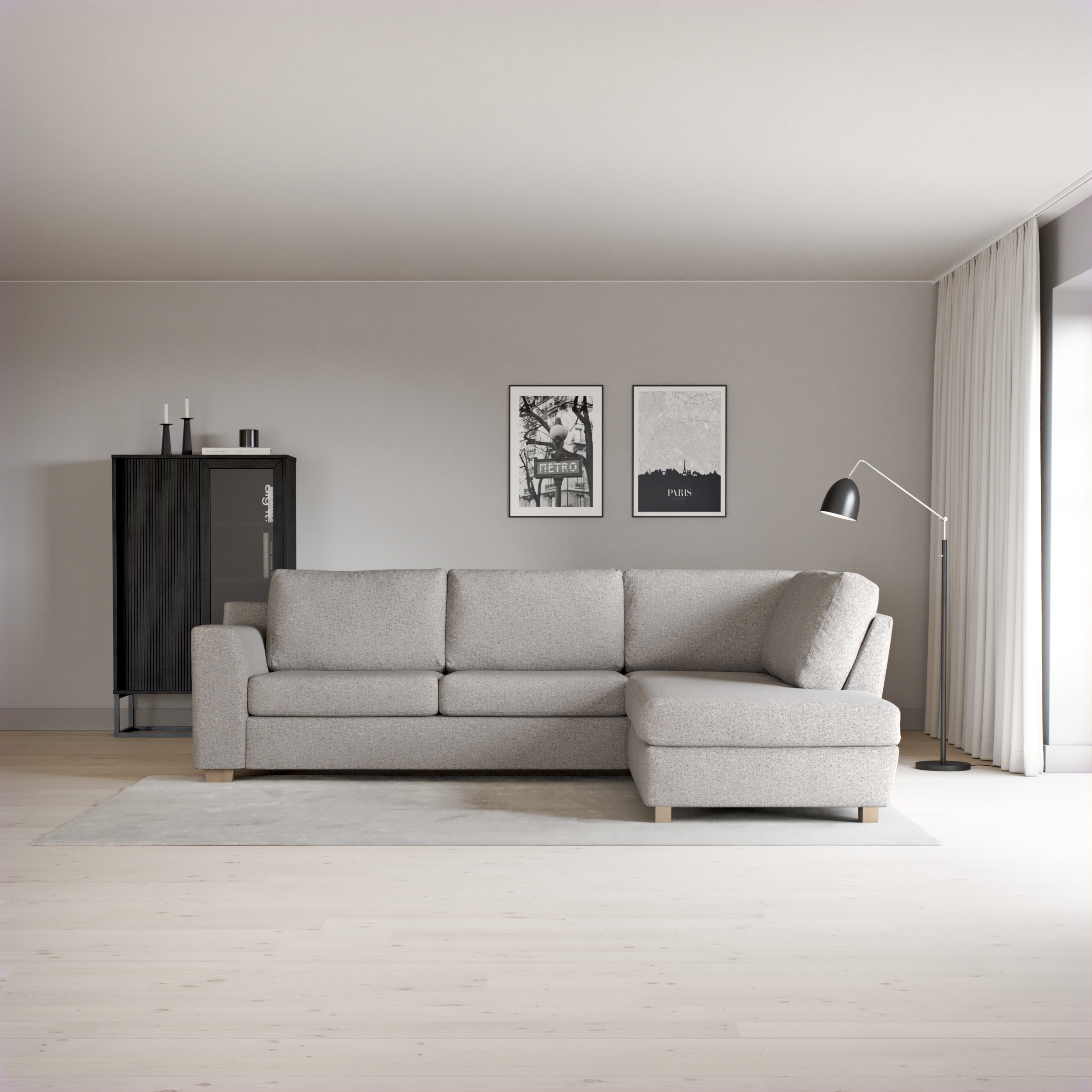 Friday - 2,5-sits soffa med divan höger - inspiration