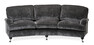 Oxford Delux - 3-sits soffa svängd, fast klädsel - Grå