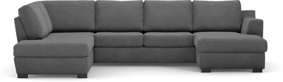 Friday - 3-sits soffa med divan vänster och schäslong höger - Grå