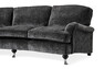 Oxford Delux - 3-sits soffa svängd, fast klädsel - Grå