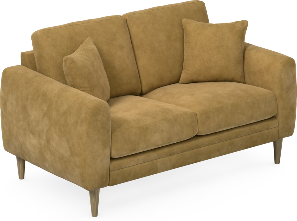 Eden - 2-sits soffa - Gul