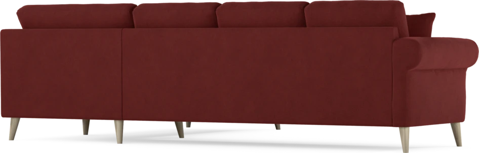 Eden - Hörnsoffa, 3+2-sits - Röd