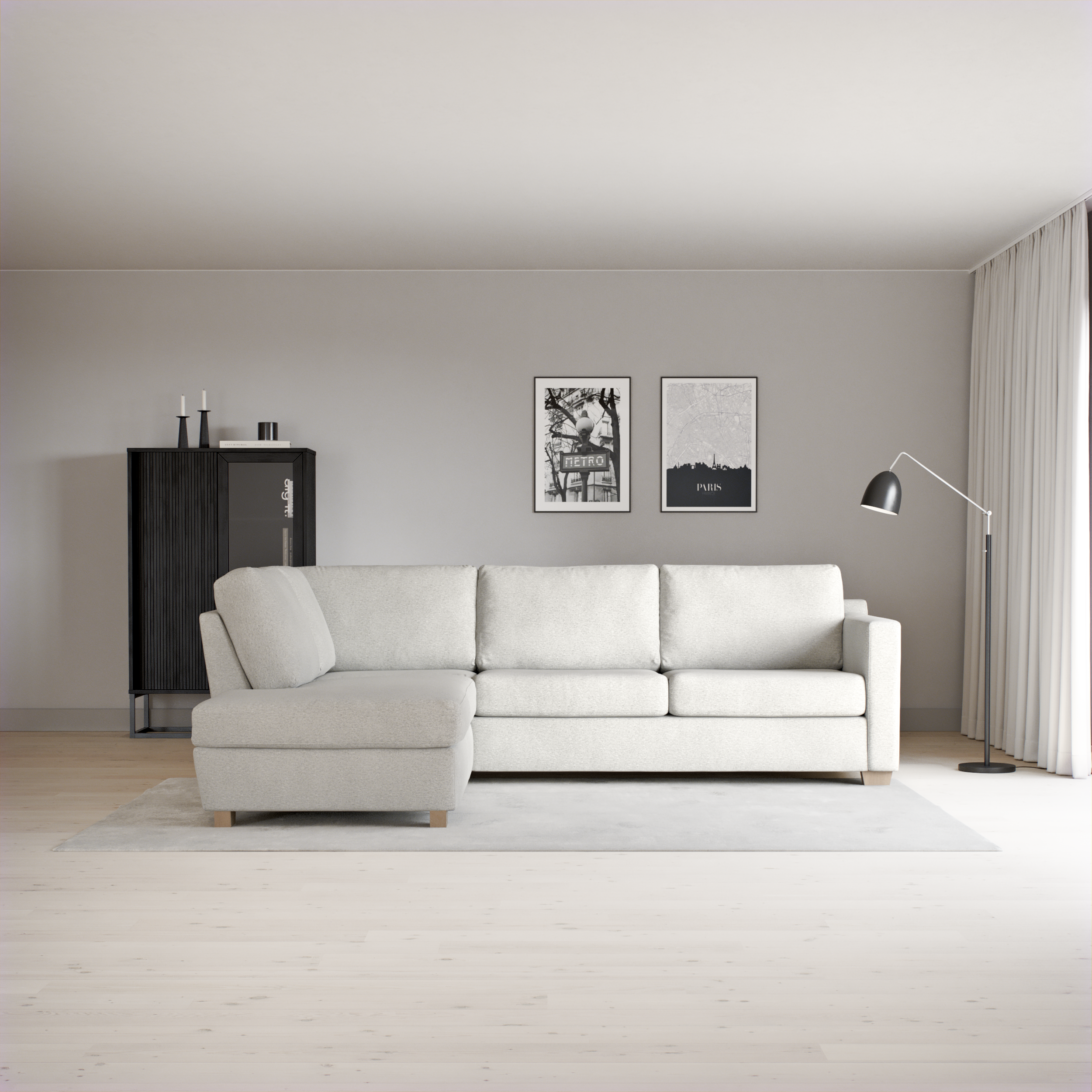 Friday - 2,5-sits soffa med divan vänster - inspiration