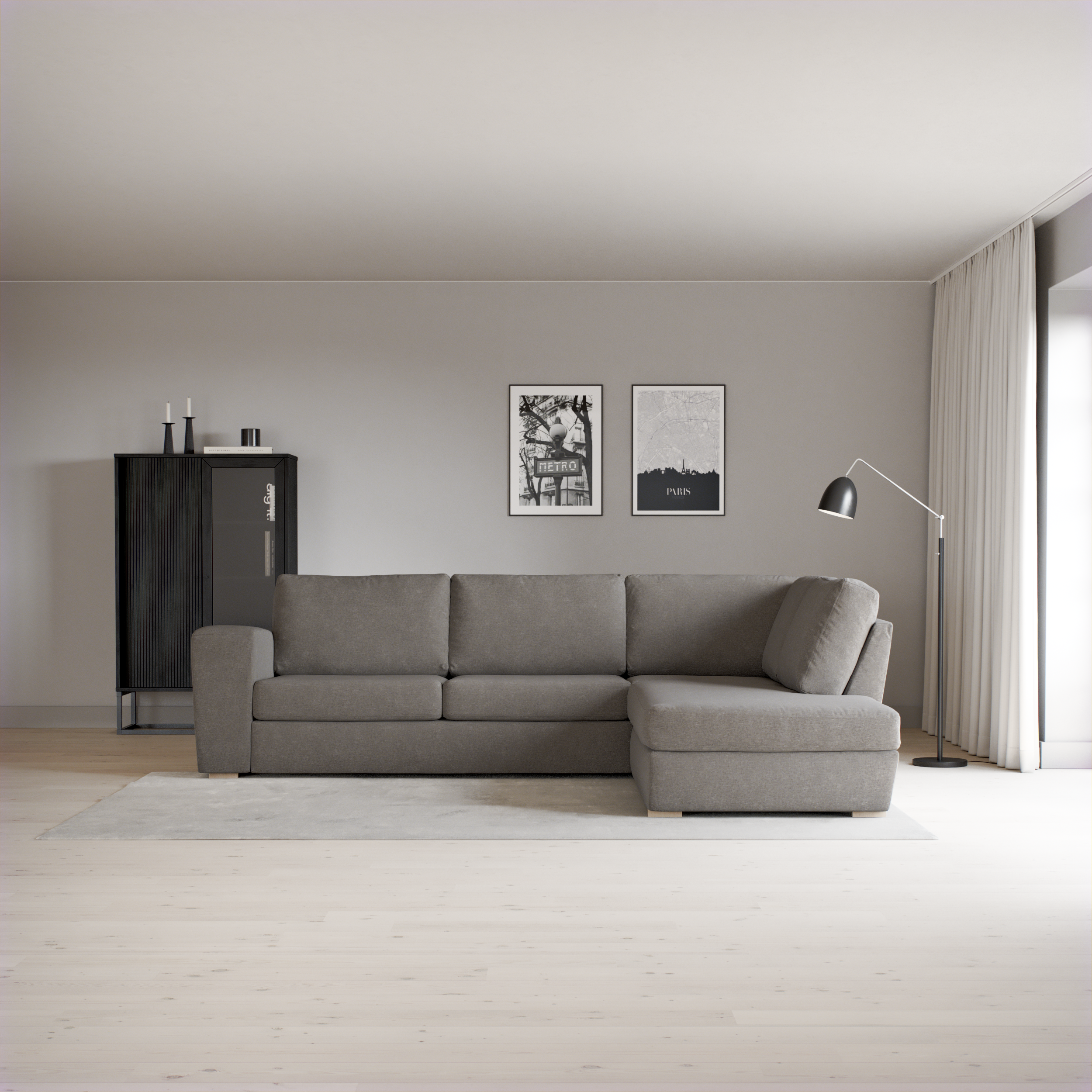 Friday - 2,5-sits soffa med divan höger - inspiration
