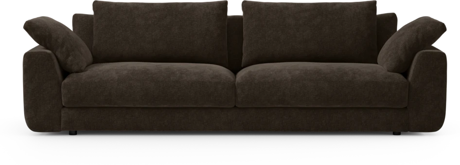 Amie - 4-sits soffa - Brun