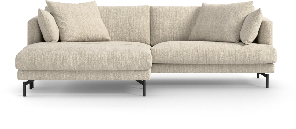 Harper - 4-sits med schäslong XL vänster - Beige