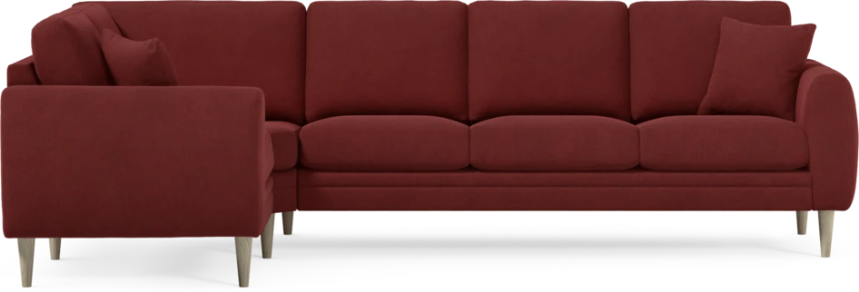 Eden - Hörnsoffa, 1+3-sits - Röd