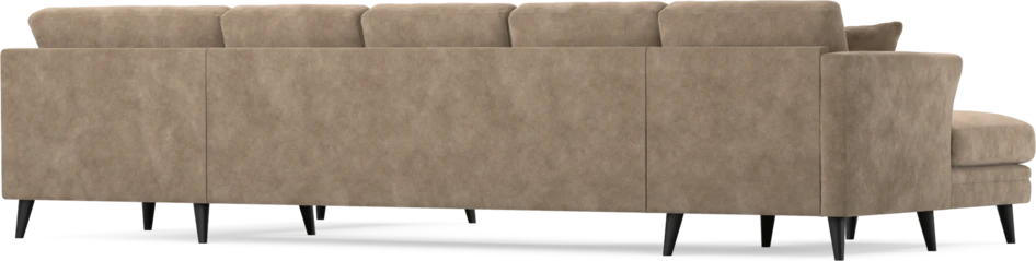 Eden - 3-sits soffa med schäslong vänster och divan höger - Beige