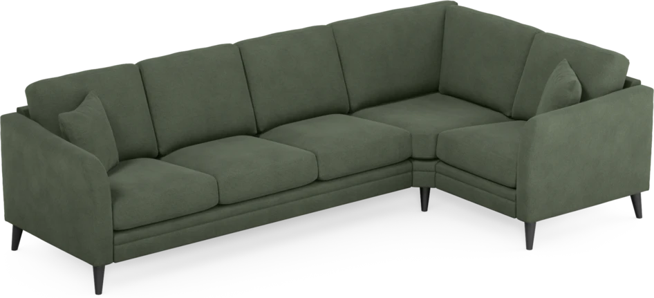 Eden - Hörnsoffa, 3+1-sits - Grön