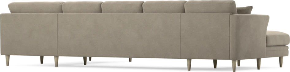 Eden - 3-sits soffa med schäslong vänster och divan höger - Beige