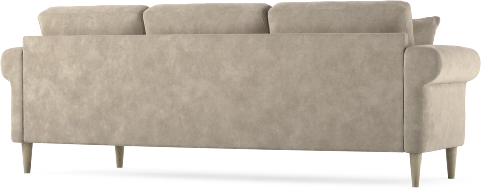 Eden - 3-sits soffa svängd - Beige