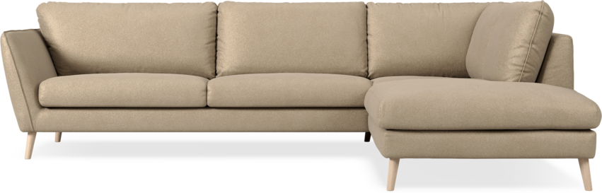 Madison Lux - 3-sits soffa med divan höger - Beige