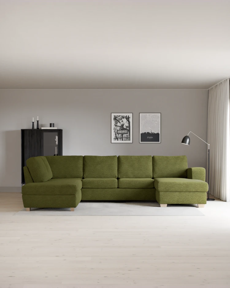 Friday - 3-sits soffa med divan vänster och schäslong höger - inspiration