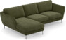 Madison Lux - 2-sits soffa med schäslong vänster - Grön