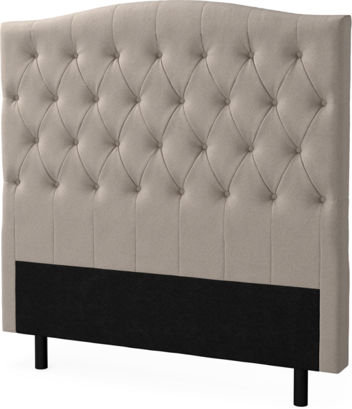 Delux Välvd - Sänggavel, 90-210 cm - Beige