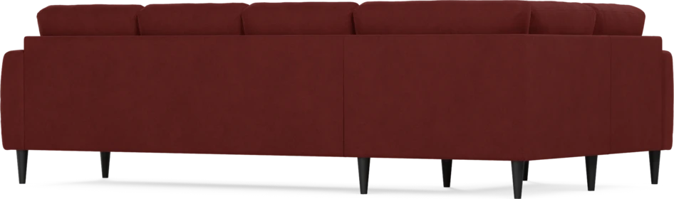 Eden - Hörnsoffa, 1+3-sits - Röd