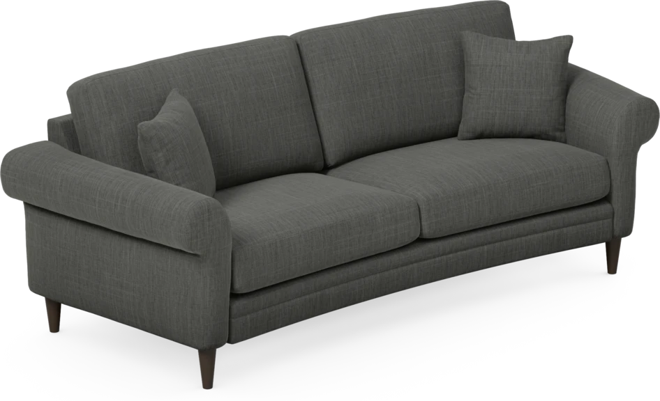 Eden - 2,5-sits soffa svängd - Grå