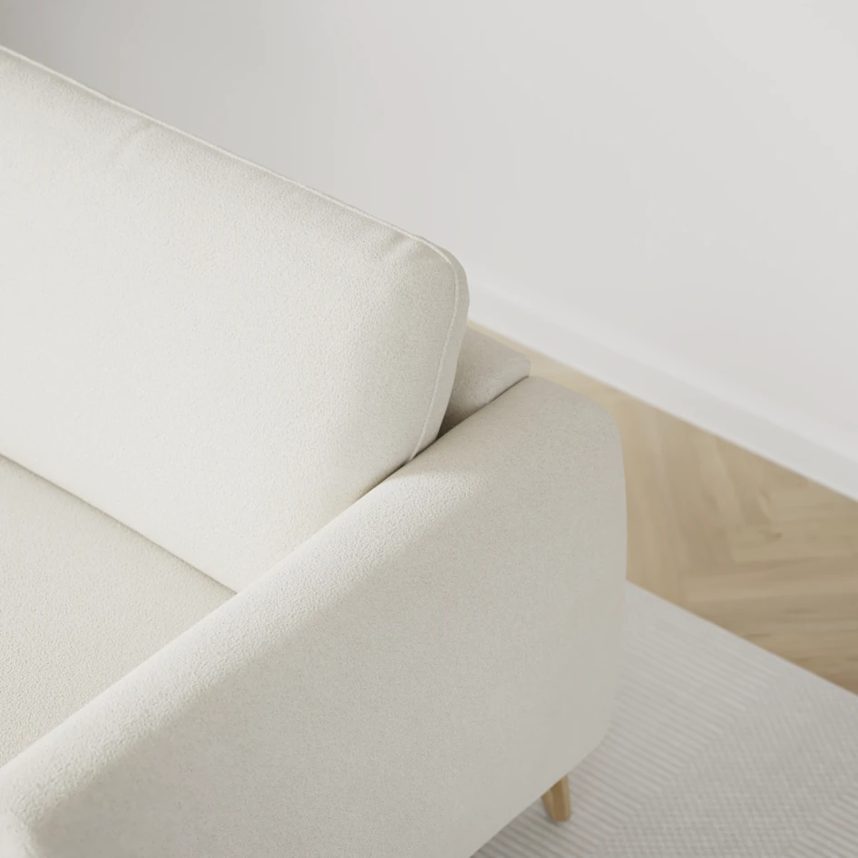 Bridge - 2-sits soffa - Vit