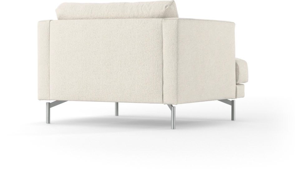 Harper - Fåtölj, 80 cm - Vit