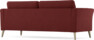 Bridge - 3-sits soffa - Röd